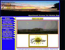 Tablet Screenshot of grandviewpointehome.com